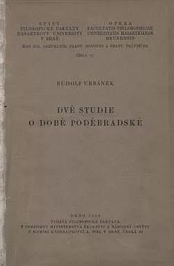 Dvě studie o době poděbradské