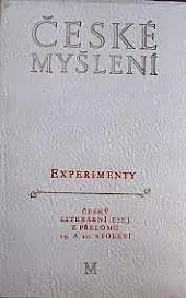 Experimenty - Český literární esej z přelomu 19. a 20. století