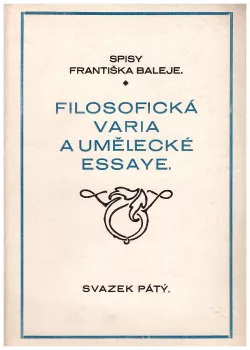 Filosoficka varia a umělecké essaye