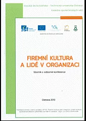 Firemní kultura a lidé v organizaci