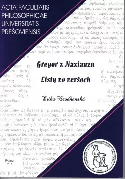 Gregor z Nazianzu. Listy vo veršoch