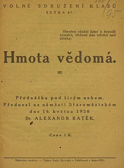 Hmota vědomá