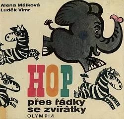 Hop přes řádky se zvířátky