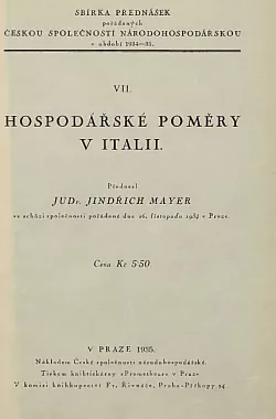 Hospodářské poměry v Italii