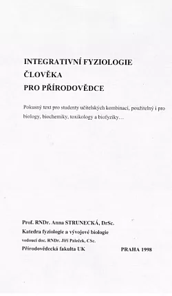 Integrativní fyziologie člověka pro přírodovědce