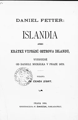 Islandia aneb krátké vypsání ostrova Islandu