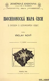 Isochronická mapa Čech