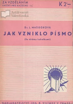Jak vzniklo písmo