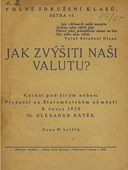 Jak zvýšiti naši valutu?