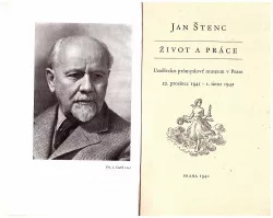 Jan Štenc - Život a práce 1871 - 1941