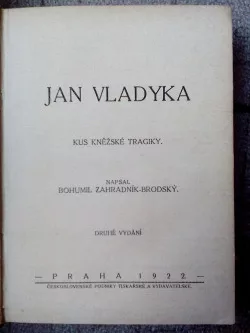Jan Vladyka: Kus kněžské tragiky