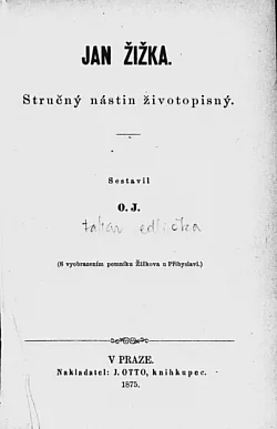Jan Žižka: Stručný nástin životopisný