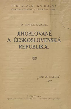 Jihoslované a Československá republika
