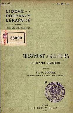 K otázce vivisekce