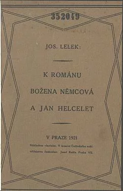 K románu Božena Němcová a Jan Helcelet