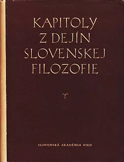 Kapitoly z dejín slovenskej filozofie