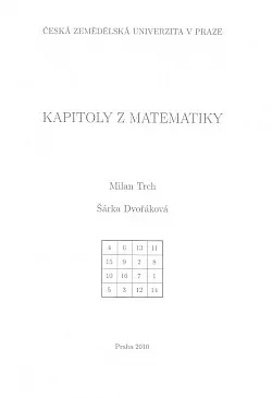 Kapitoly z matematiky