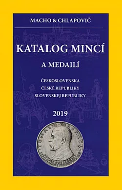 Katalog mincí a medailí Československa, České republiky a Slovenské republiky, 2019