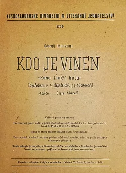 Kdo je vinen?