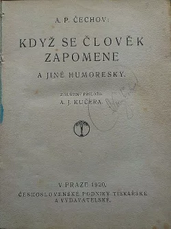 Když se člověk zapomene a jiné humoresky