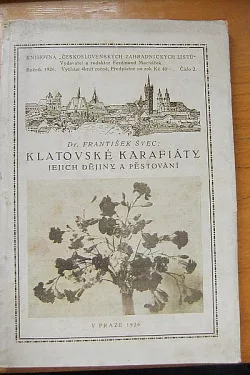 Klatovské karafiáty jejich dějiny a pěstování