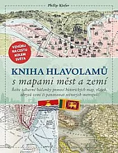 Kniha hlavolamů s mapami měst a zemí
