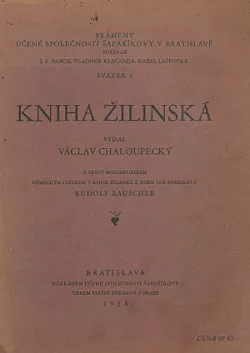 Kniha Žilinská