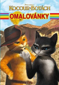 Kocour v botách - Omalovánky