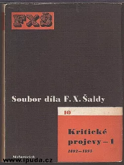 Kritické projevy. 1, 1892-1893