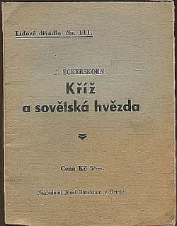 Kříž a sovětská hvězda