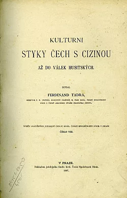 Kulturní styky Čech s cizinou až do válek husitských