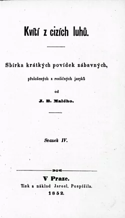Kvítí z cizích luhů Svazek IV.