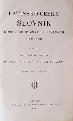 Latinsko-český slovník