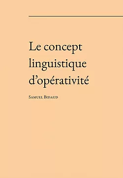 Le concept linguistique d'opérativité