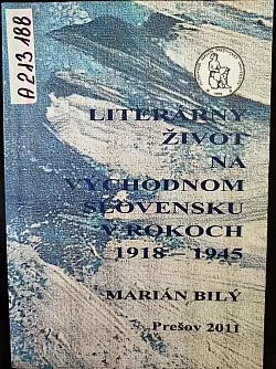 Literárny život na východnom Slovensku v rokoch 1918-1945