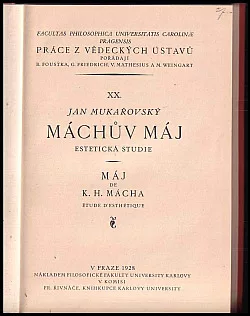 Máchův Máj : estetická studie