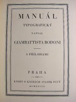 Manuál typografický