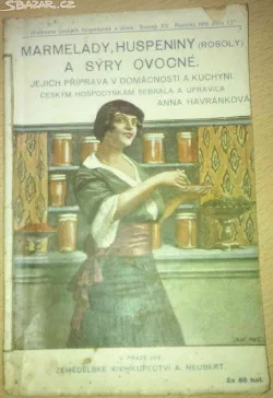 Marmelády, huspeniny (rosoly) a sýry ovocné