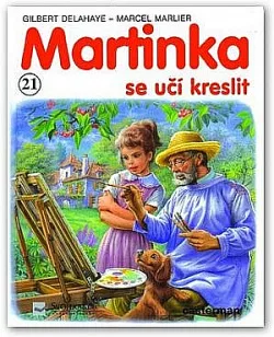 Martinka se učí kreslit