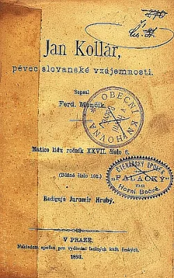 Jan Kollár: pěvec slovanské vzájemnosti
