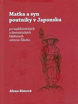 Matka a syn poutníky v Japonsku