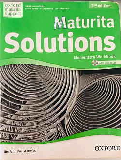 Maturita Solutions 2nd edition Elementary Workbook with audio CD