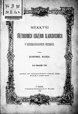 Měkkýši třetihorních usazenin sladkovodních v severozápadních Čechách