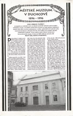 Městské muzeum v Duchcově