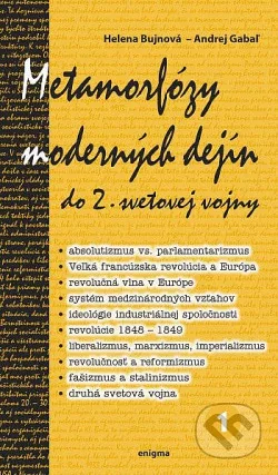 Metamorfózy moderných dejín do 2. svetovej vojny