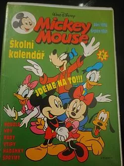 Mickey Mouse: Školní kalendář září 1996 srpen 1997