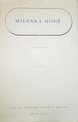 Milenka modř