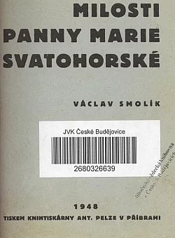 Milosti Panny Marie Svatohorské v obrazech