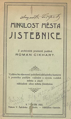 Minulost města Jistebnice