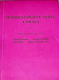 Moderní dějiny státu a práva I. – Státy západní Evropy a USA